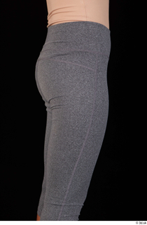 Zahara dressed grey sports leggings sports thigh 0007.jpg